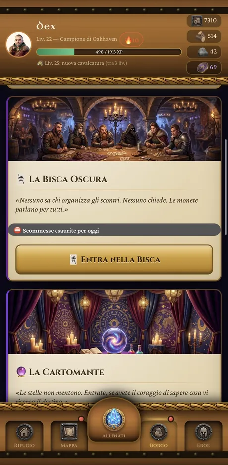 Schermata Borgo